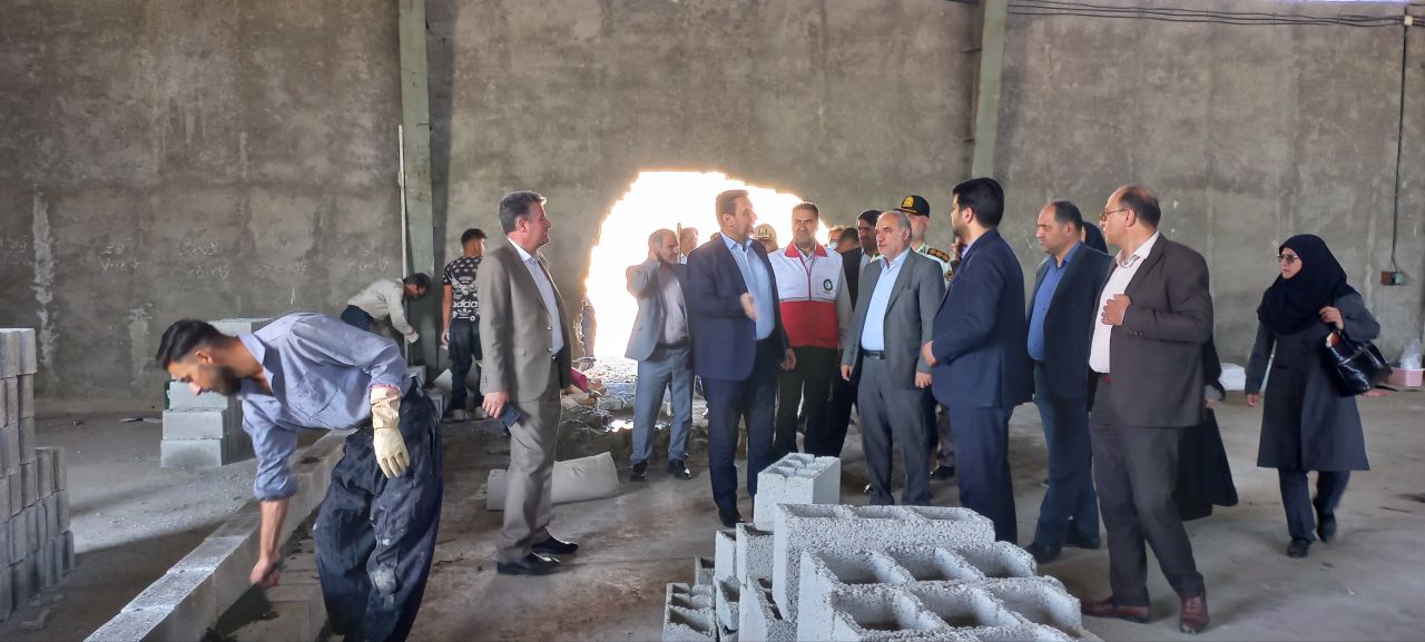 بازدید فرماندار شهرستان ارومیه از کمپ جدیدالاحداث ماده 16 معتادین