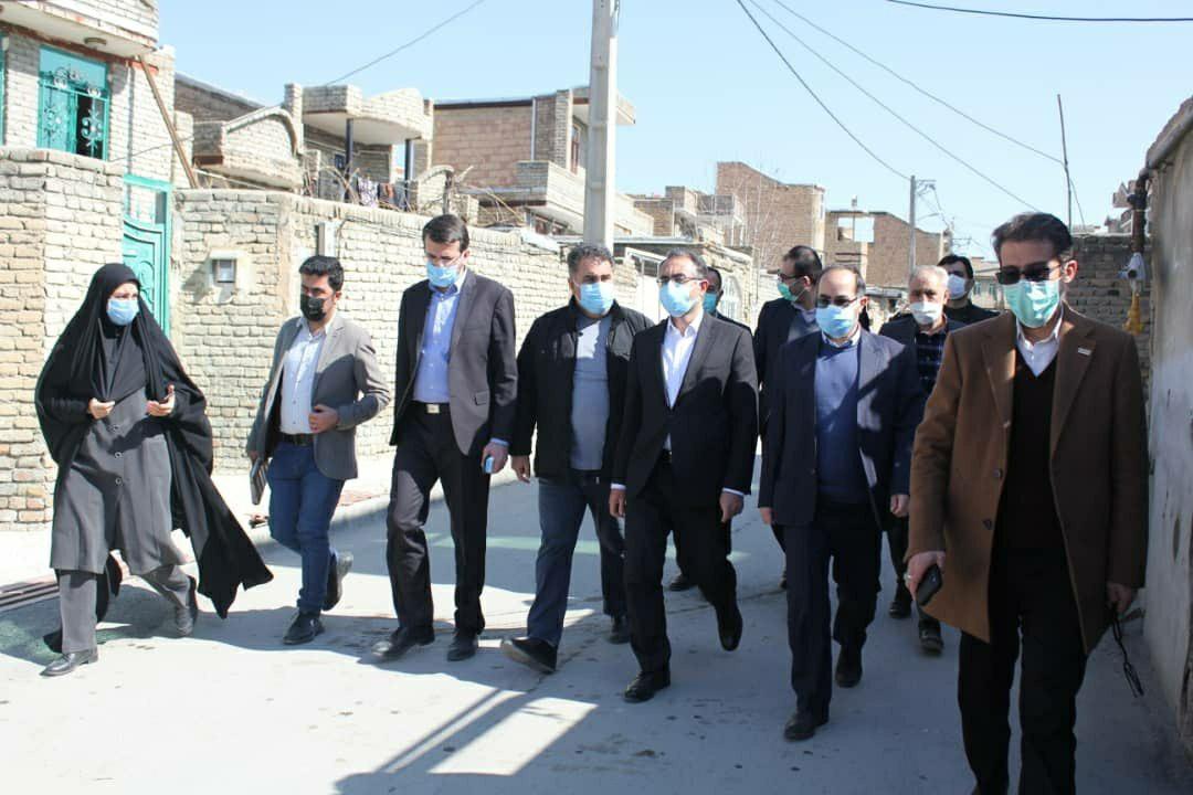 بازدید سرپرست فرمانداری ارومیه از مناطق محروم و کم برخوردار شهر + تصاویر