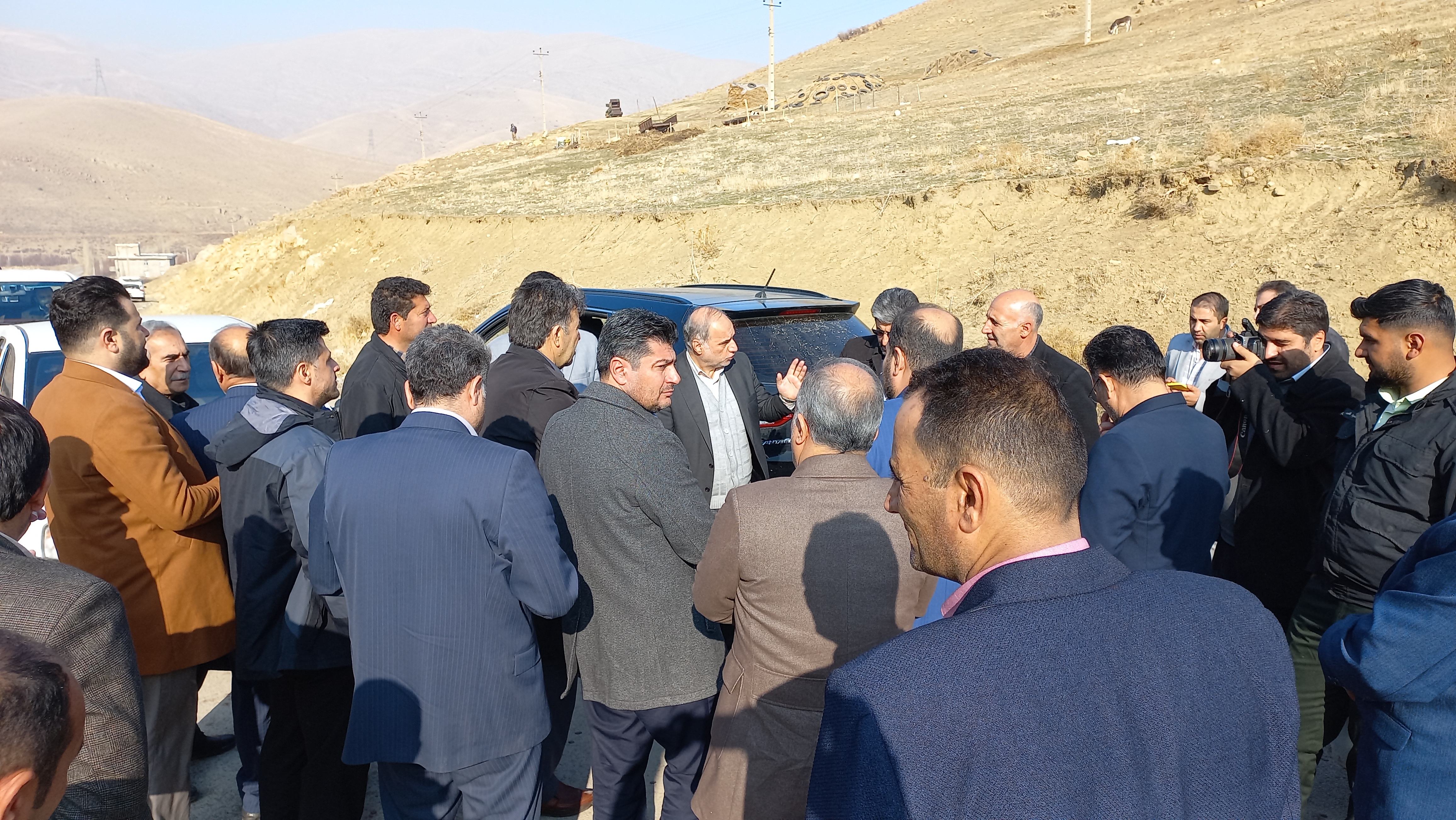 بازدید میدانی فرماندار شهرستان ارومیه از روستای سیدک