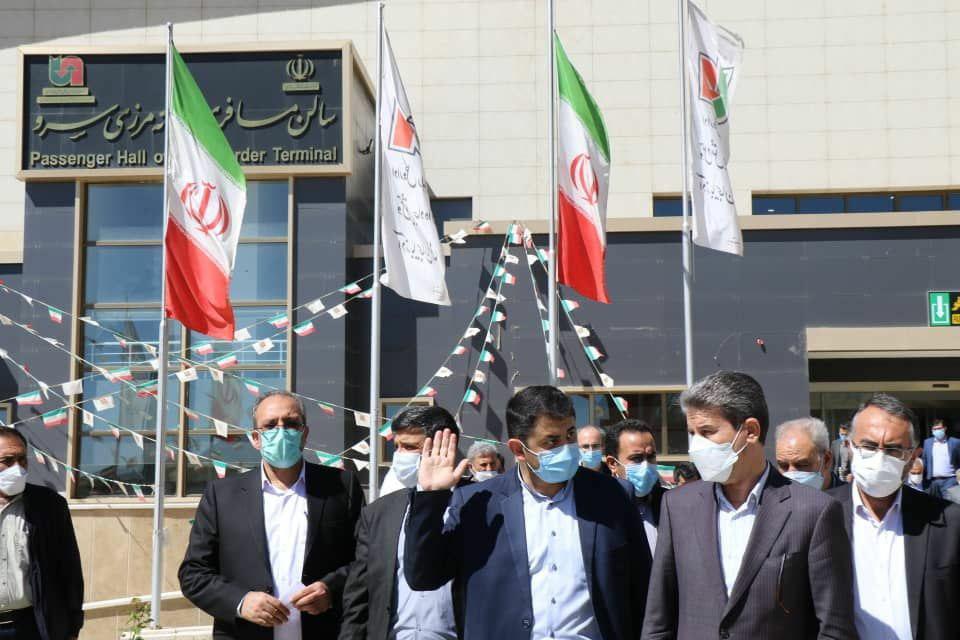 حضور استاندار آذربایجان غربی و فرماندار ارومیه در بخش صومای برادوست + تصاویر