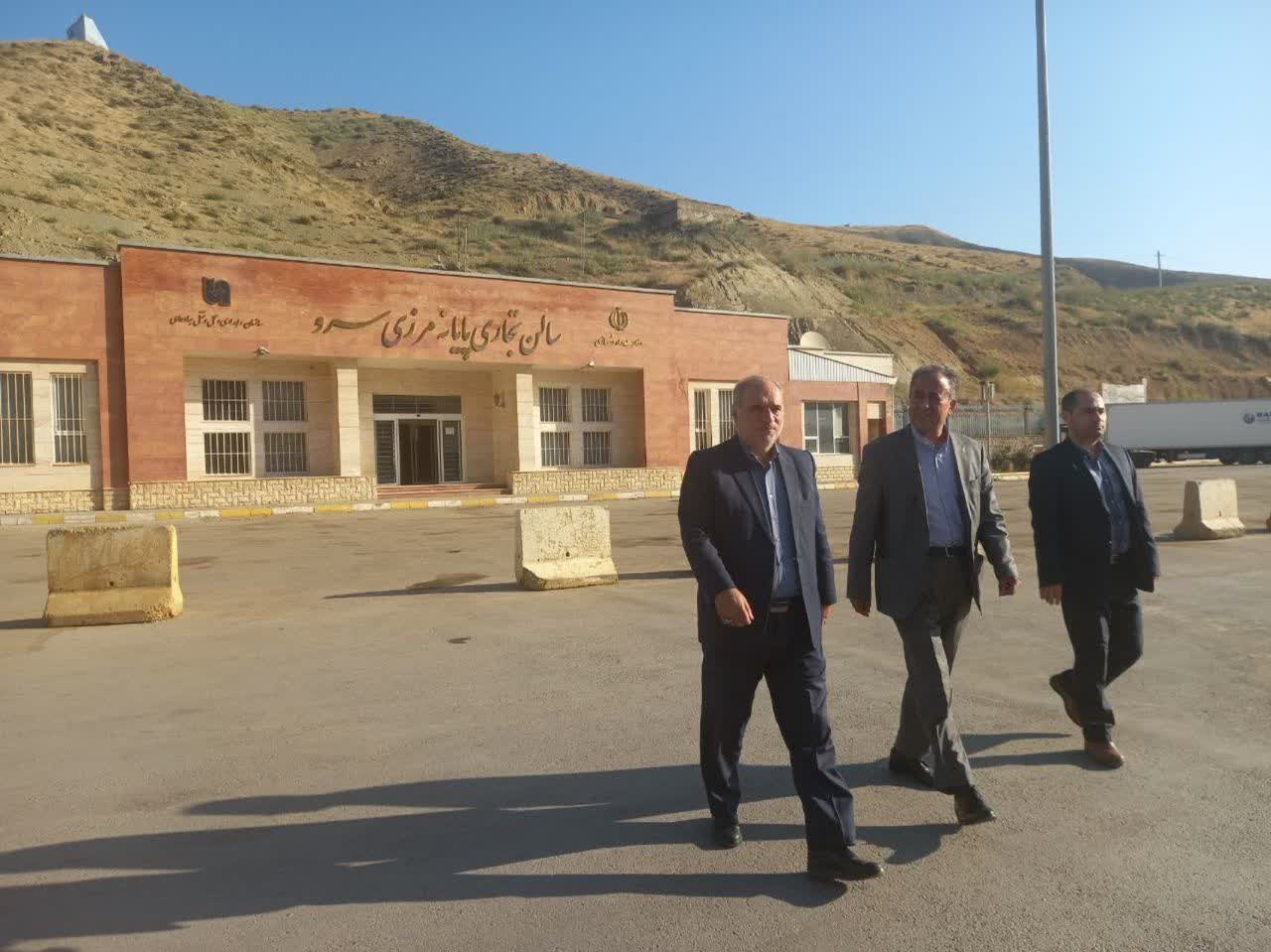 بازدید سرزده فرماندار شهرستان ارومیه از گمرک مرزی سرو
