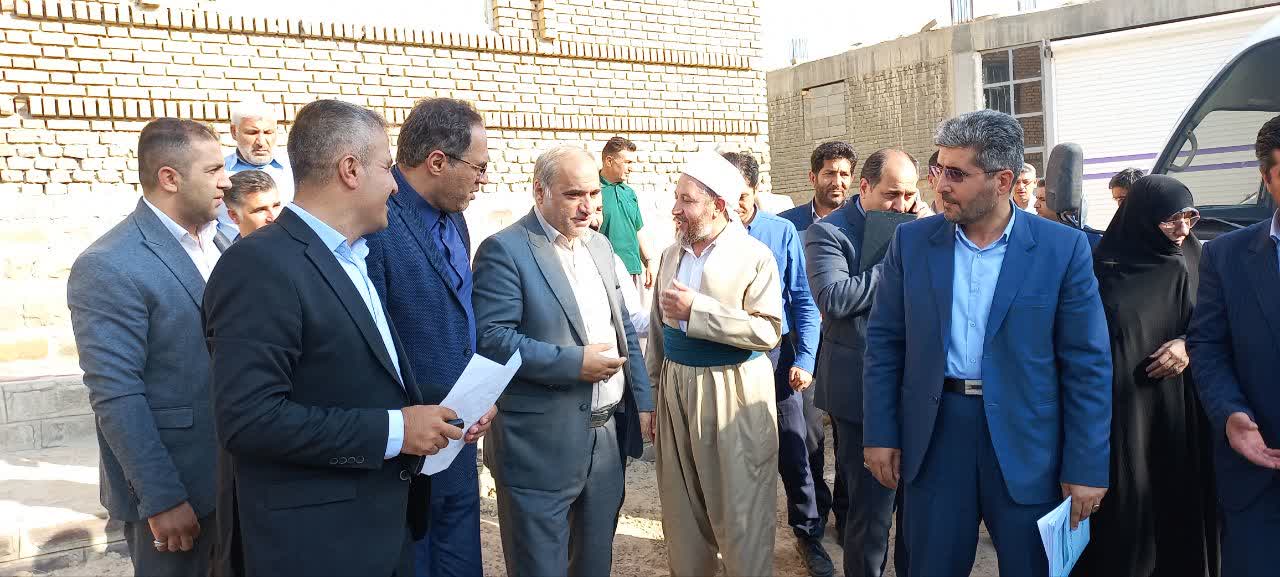 حضور فرماندار شهرستان ارومیه و هیئت همراه در جمع اهالی روستای لرنی
