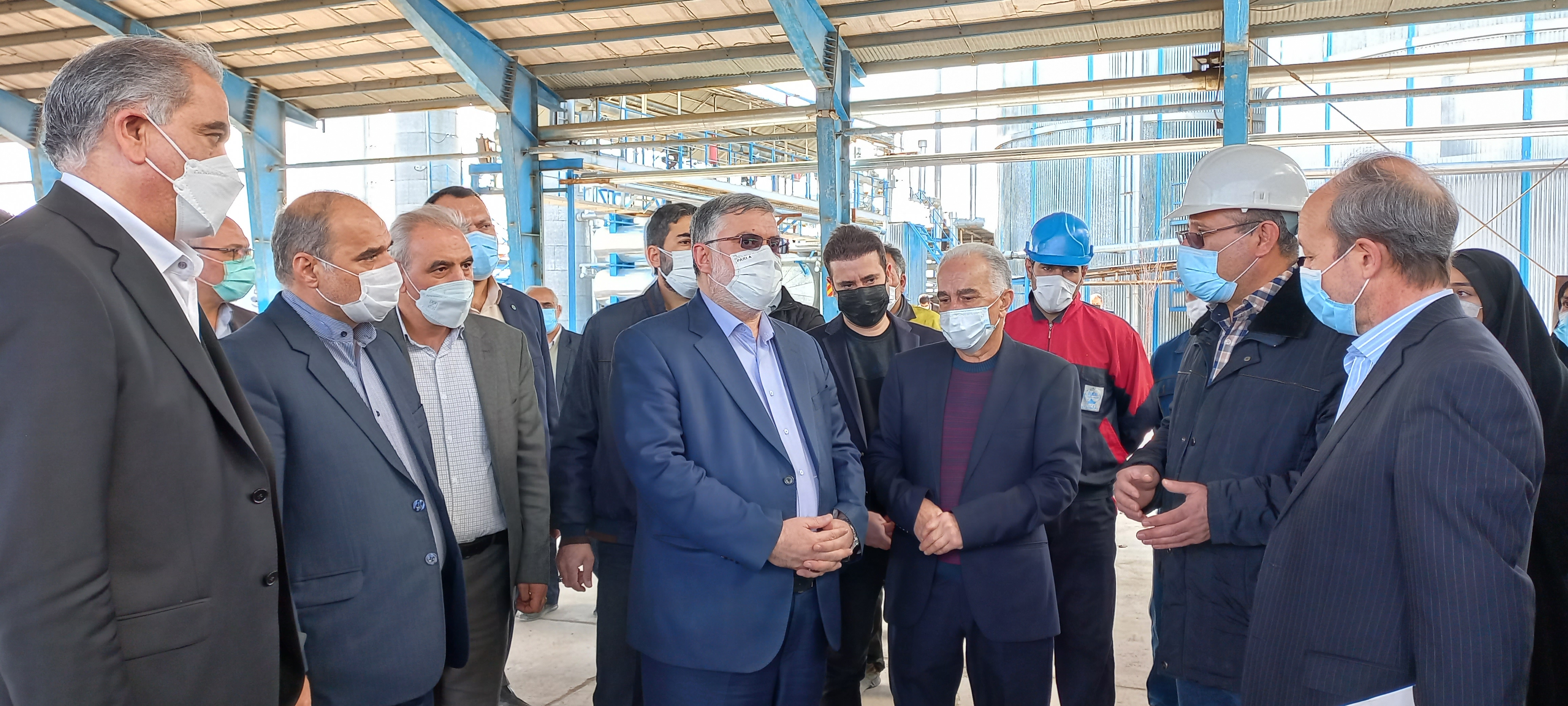 بازدید استاندار آذربایجان غربی بهمراه فرماندار شهرستان ارومیه از شرکت بام گستران ارومیه