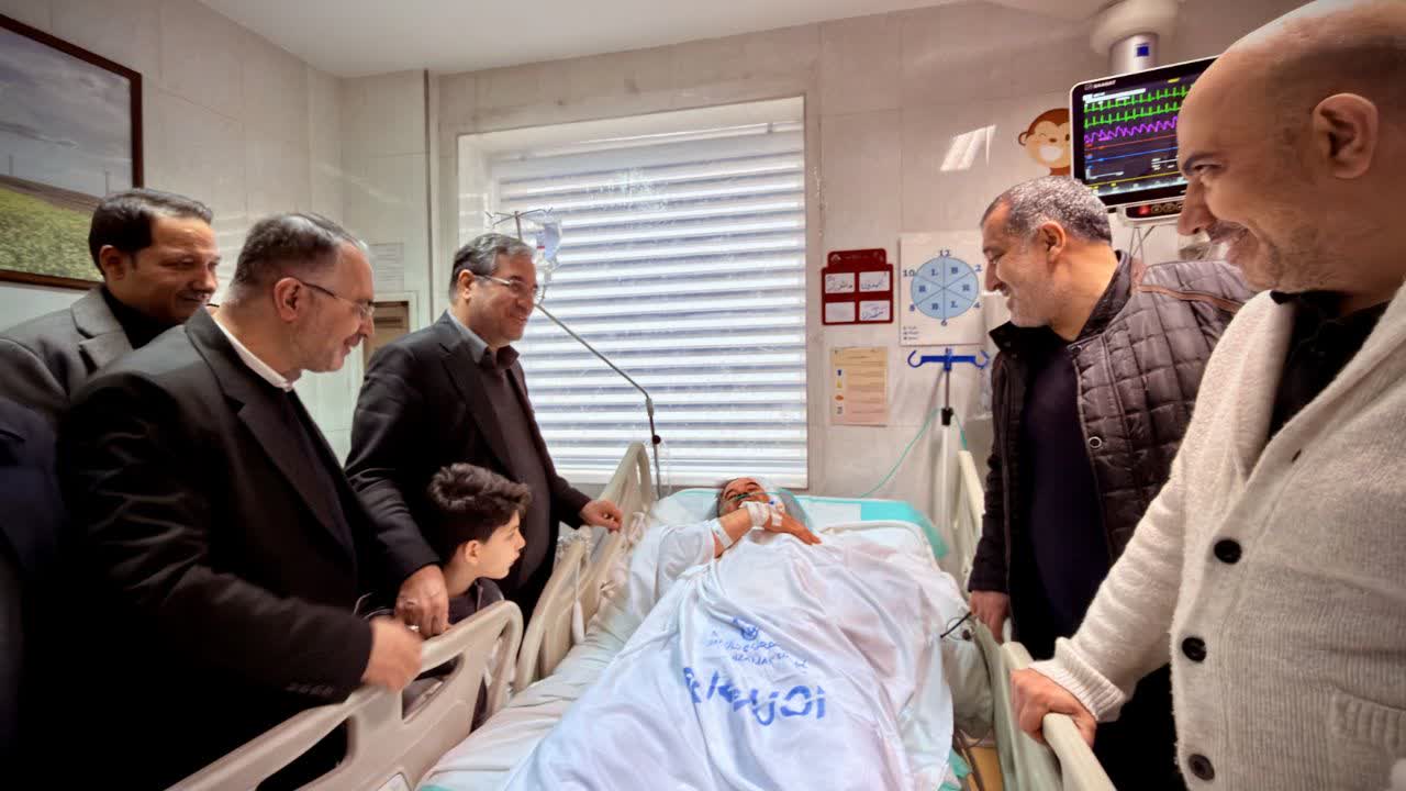 عیادت استاندار آذربایجان‌غربی از فرماندار چالدران ‌