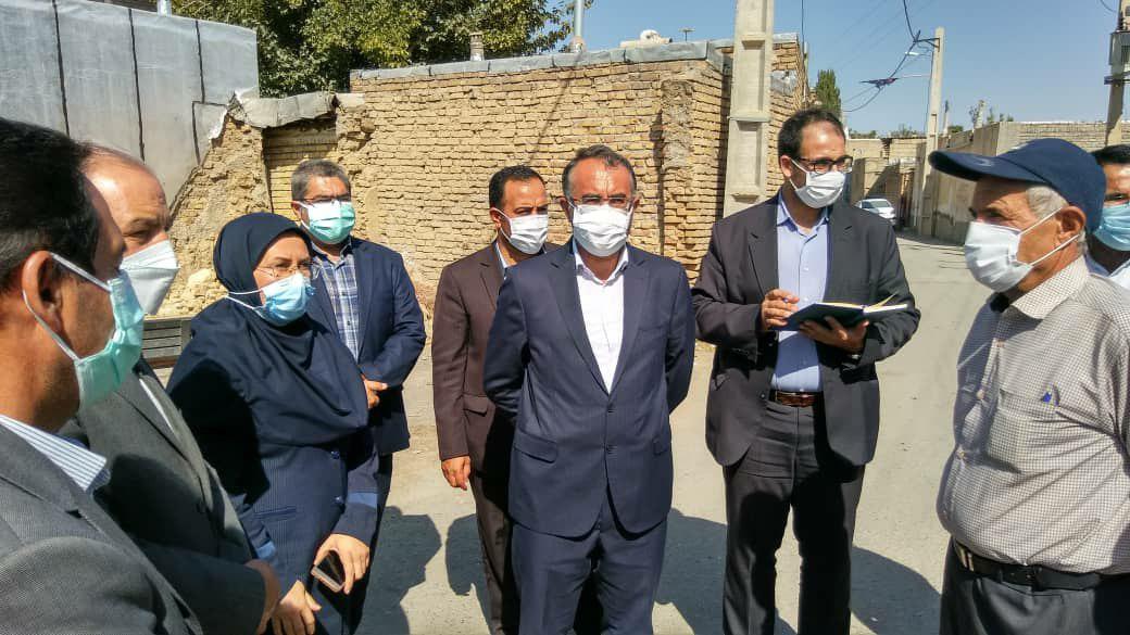 رسیدگی فرماندار ارومیه به مشکلات روستاهای بخش نازلو + تصاویر