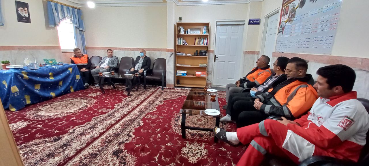 بازدید فرماندار شهرستان ارومیه پایگاه امداد و نجات و راهدارخانه قوشچی