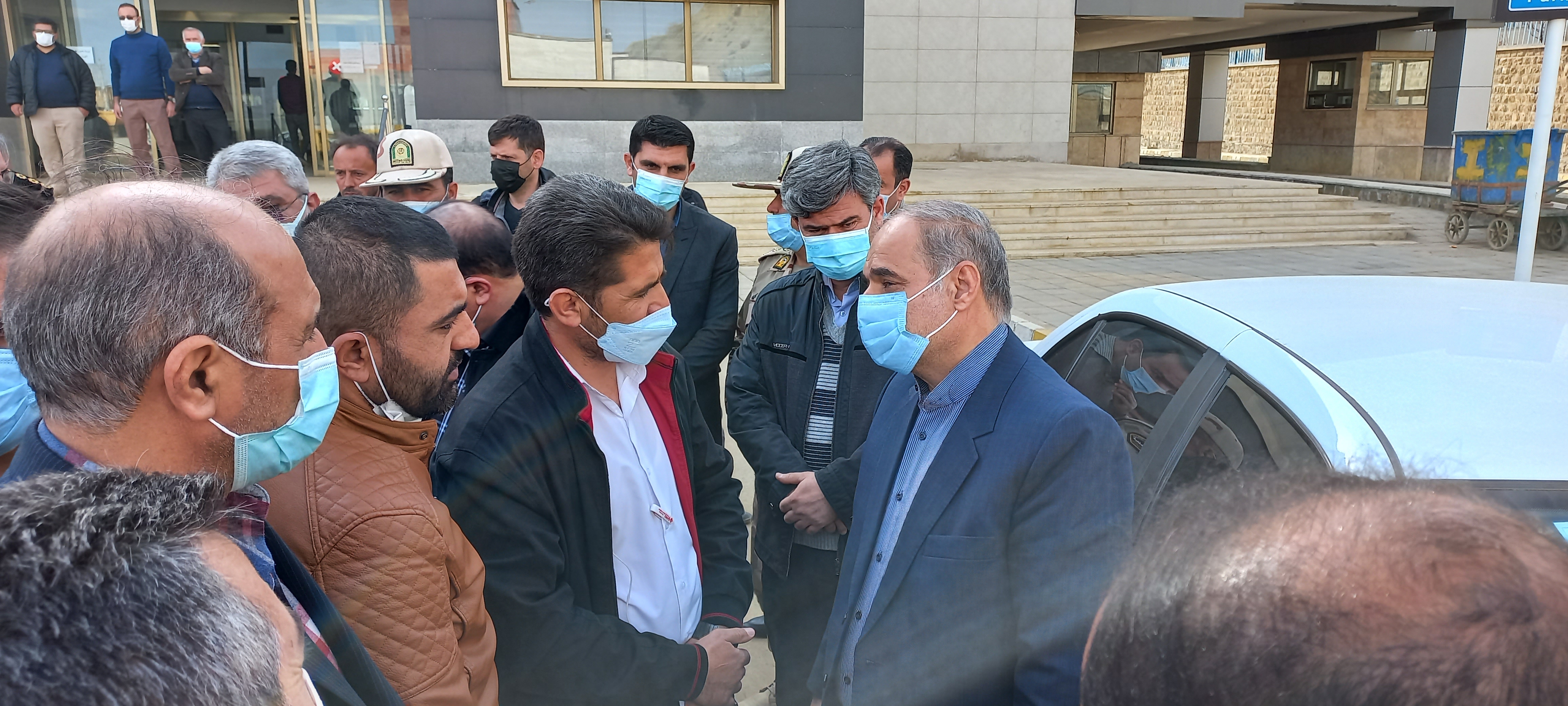 بازدید میدانی فرماندار شهرستان ارومیه از گمرک مرزی سرو