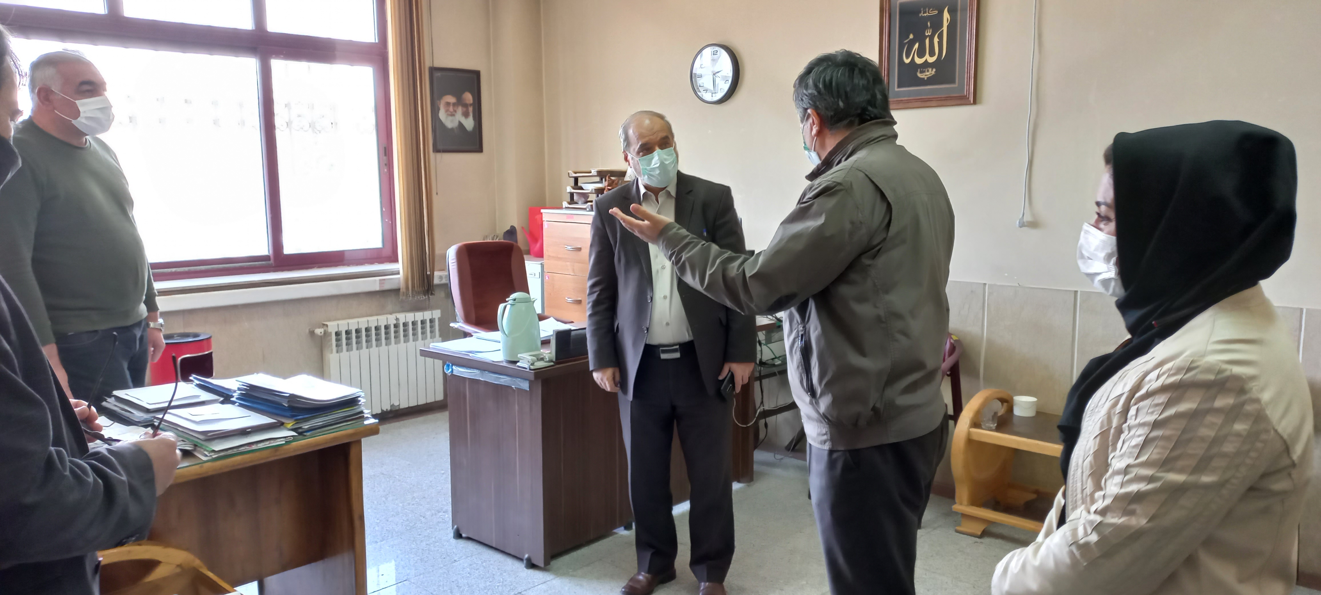 بازدید سرزده فرماندار شهرستان ارومیه از اداره ورزش و جوانان + عکس