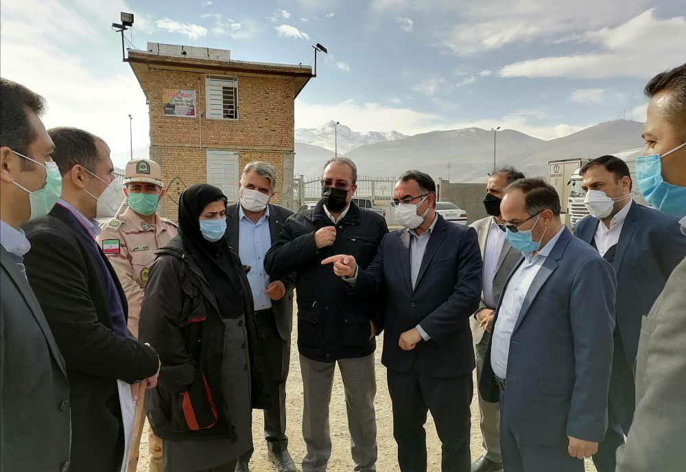 رسیدگی به مشکلات تردد ترانزیتی کالا در مرز سرو + تصاویر
