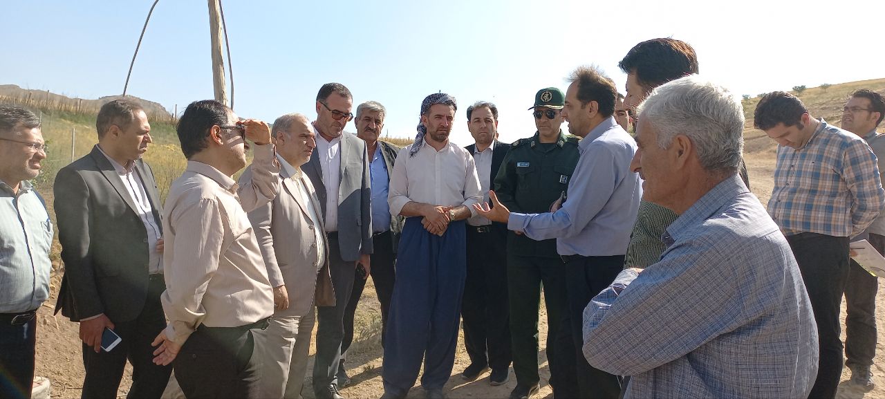 بازدید میدانی فرماندار شهرستان ارومیه از روستای قرنساء
