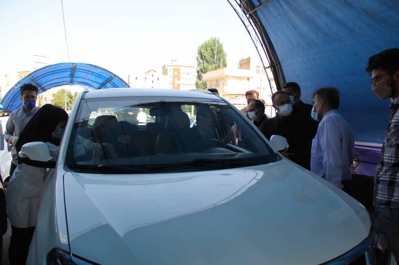 بازدید میدانی فرماندار ارومیه از مراکز واکسیناسیون بیماری کرونا + تصاویر