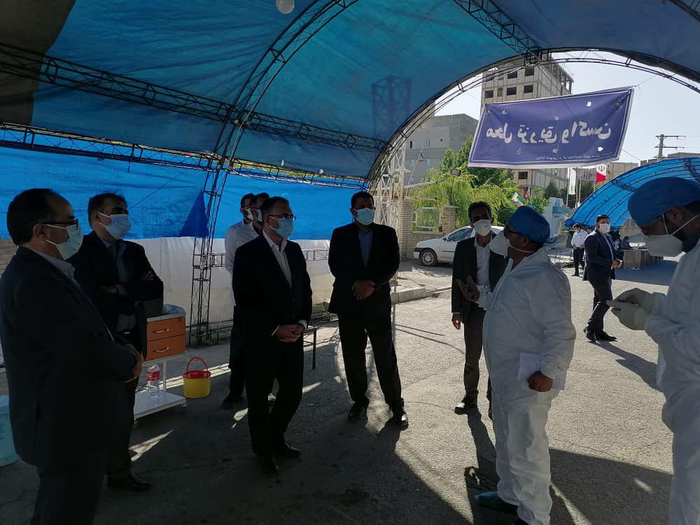 بازدید فرماندار ارومیه از مراکز واکسیناسیون کرونا + تصاویر