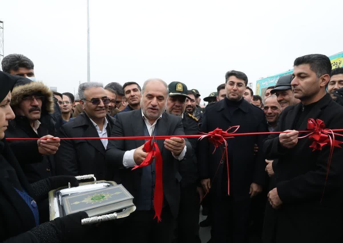 پل B1 از مجموعه پلهای تقاطع چهارسطحه آذربایجان افتتاح شد