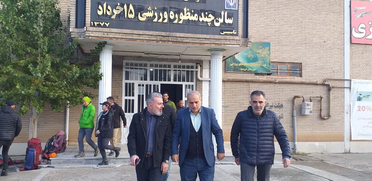 فرماندار شهرستان ارومیه از هیات کوهنوردی استان بازدید کرد