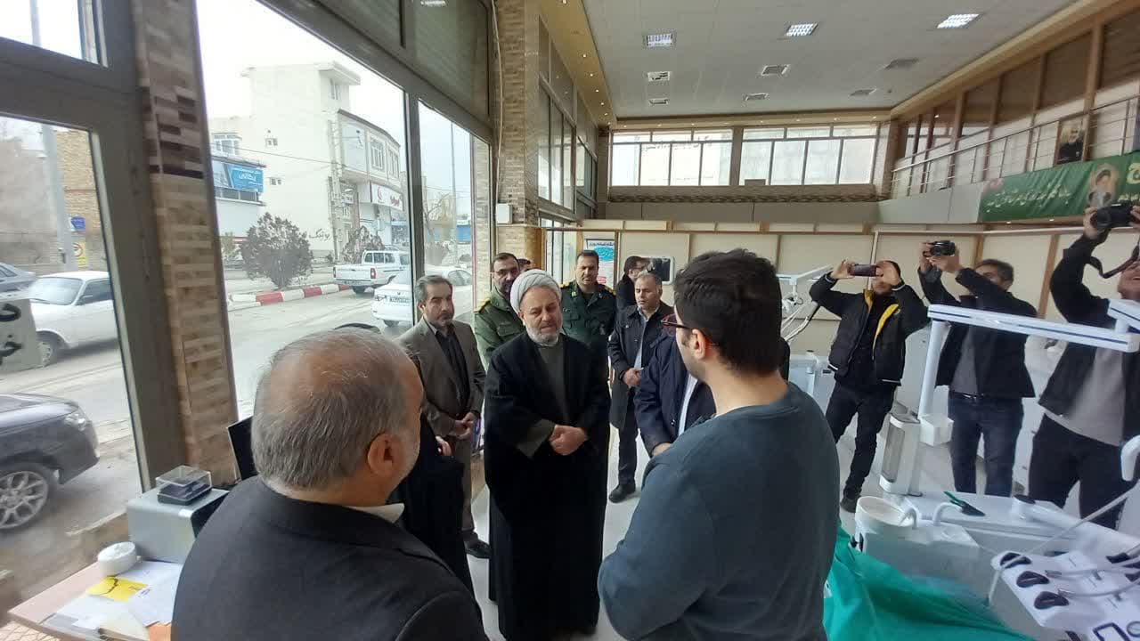 بازدید فرماندار ارومیه از درمانگاه مهر شفای نوشین شهر
