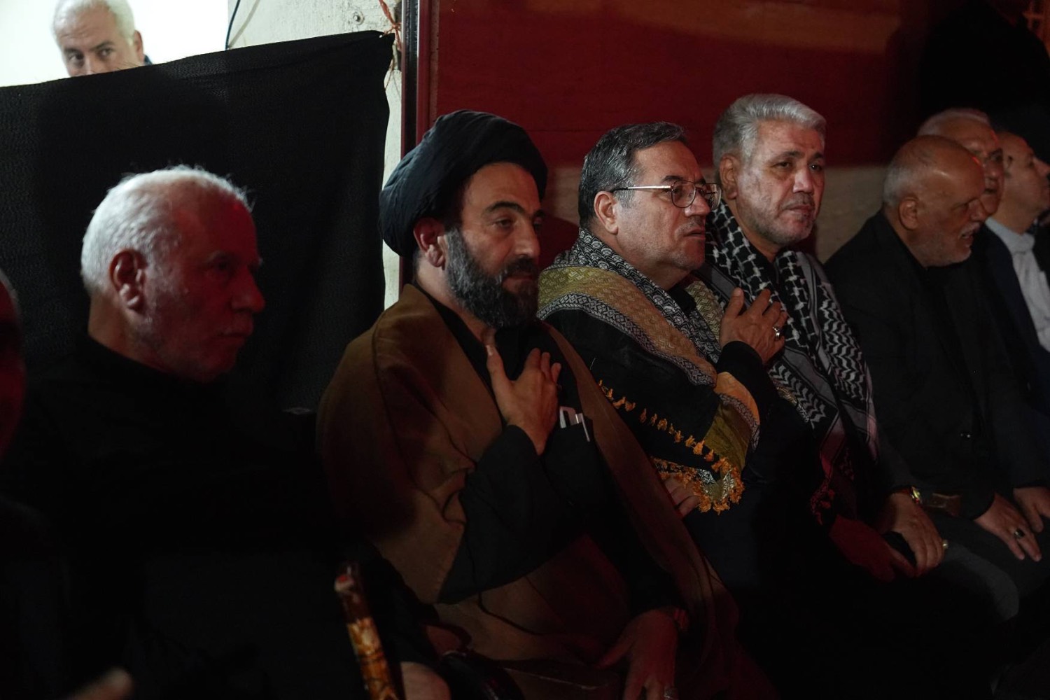حضور استاندار آذربایجانغربی در آیین عزاداری مسجد امام ارومیه + تصاویر
