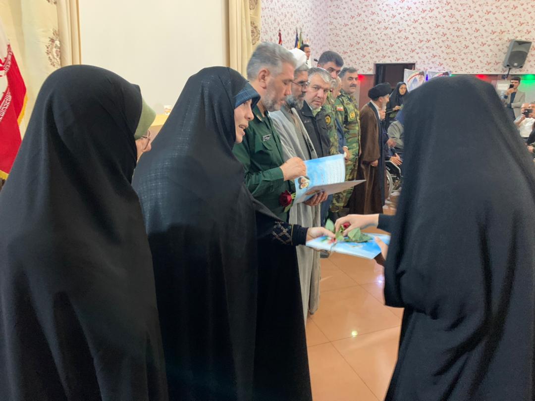 حضور فرماندار شهرستان ارومیه در مراسم تجلیل از همسران جانبازان قطع نخاعی