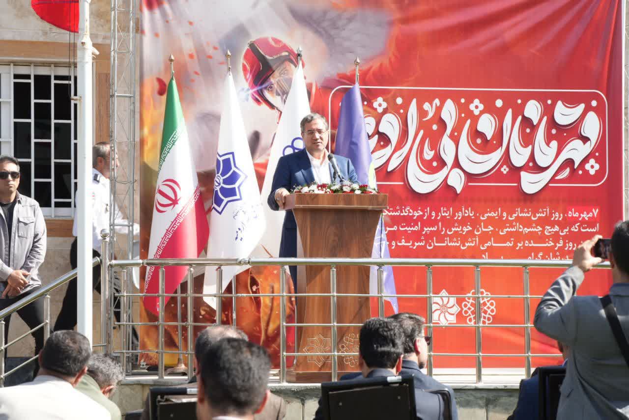 با حضور استاندار آذربایجانغربی انجام شد؛ برگزاری آیین کلنگزنی ایستگاه آتشنشانی البرز در ارومیه