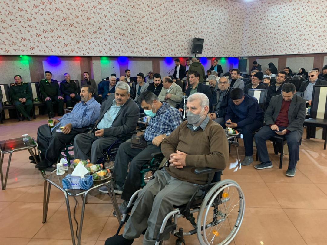 حضور فرماندار شهرستان ارومیه در مراسم تجلیل از همسران جانبازان قطع نخاعی