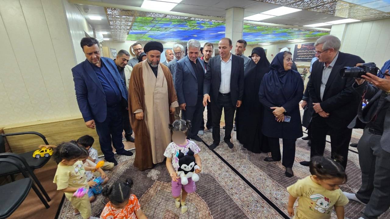 گزارش تصویری | فرماندار ارومیه در شیرخوارگاه مهر
