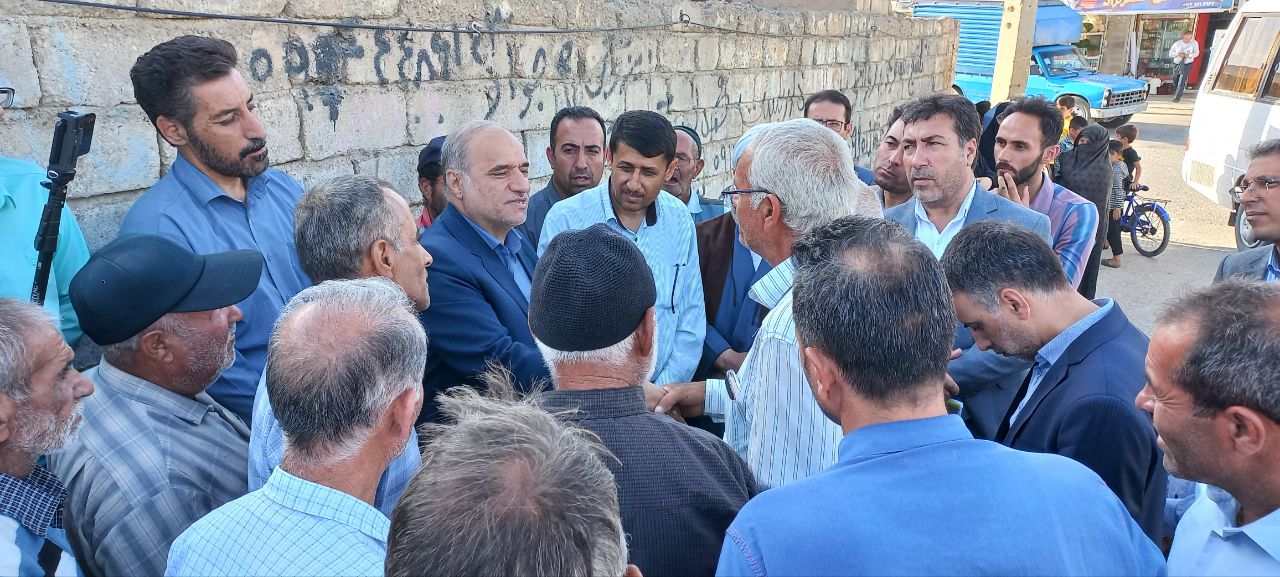 بازدید میدانی فرماندار شهرستان ارومیه از روستای عسگرآباد کوه