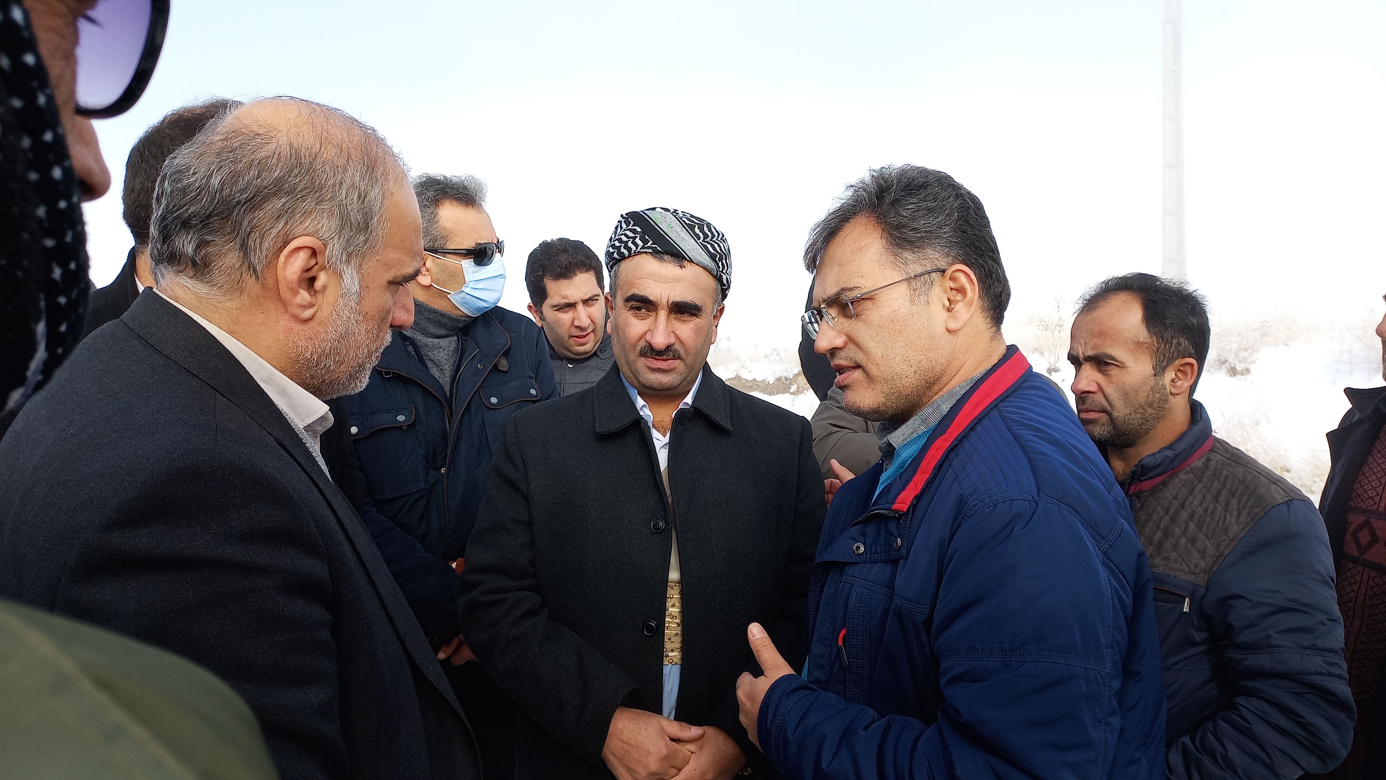 دیدار فرماندار شهرستان ارومیه با اهالی روستای پشت کله