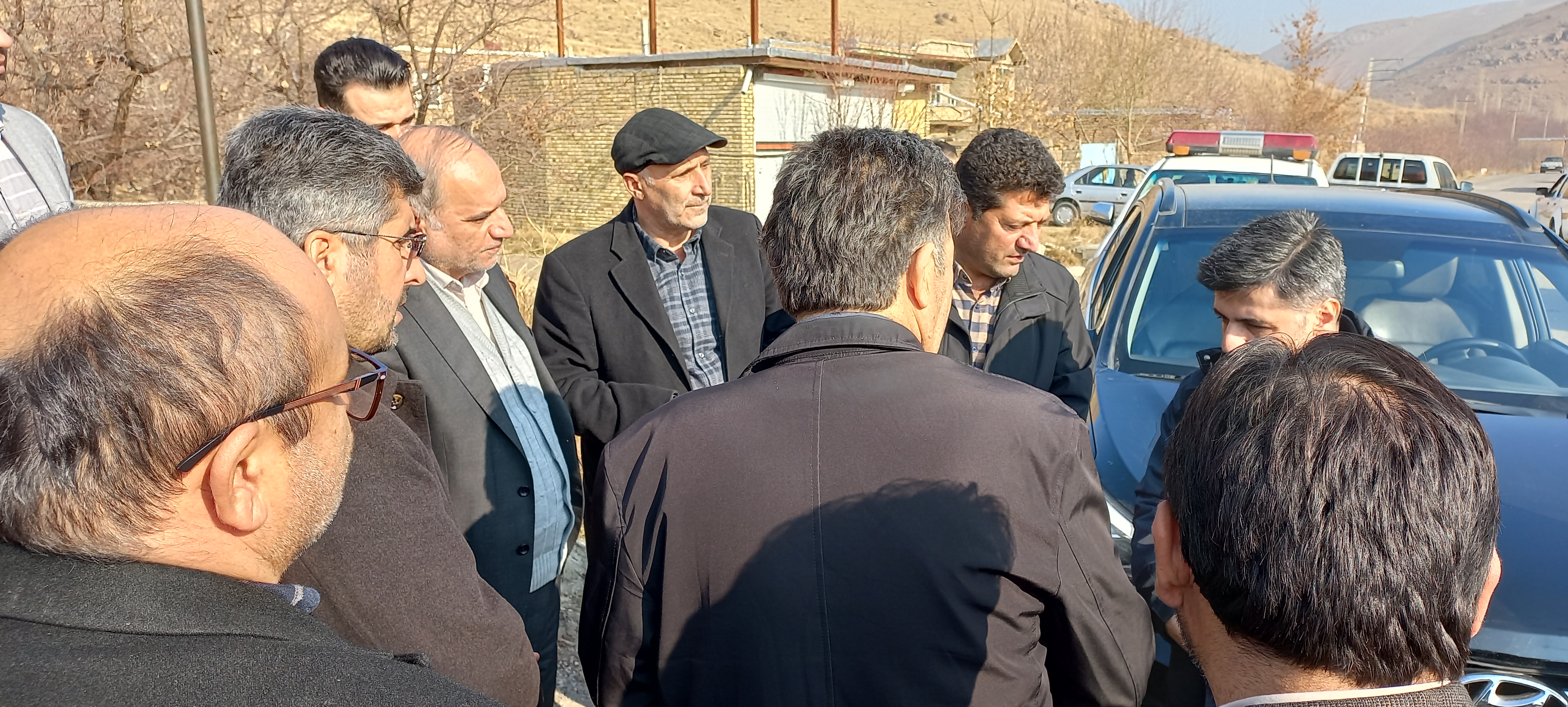 بازدید میدانی فرماندار شهرستان ارومیه از روستای سیدک